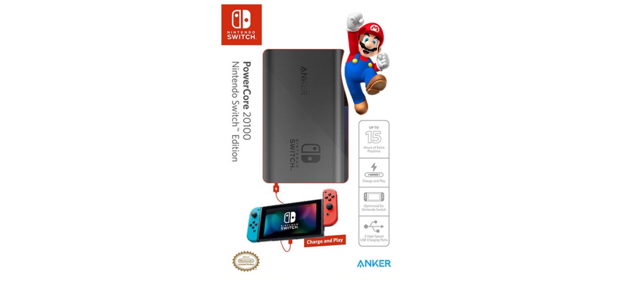 Anker PowerCore Nintendo Switch Edition Anker PowerCore Nintendo Switch Edition