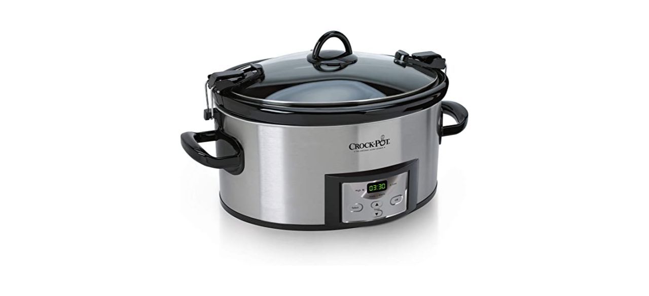 Crockpot 6-quart Cook and Carry Programmable Slow Cooker