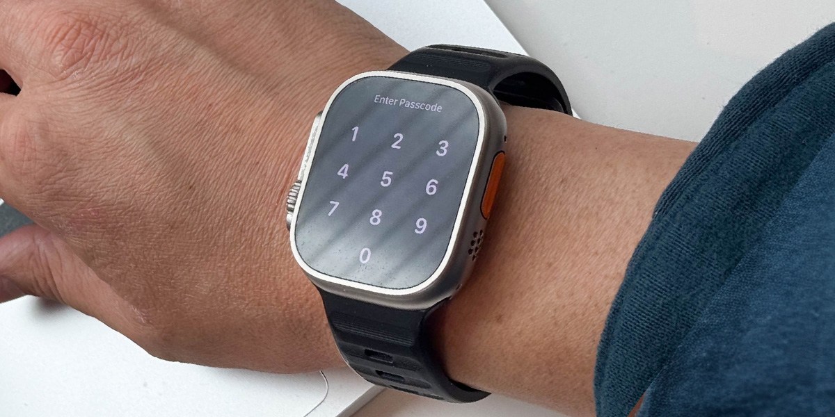 Apple Watch Ultra on wrist