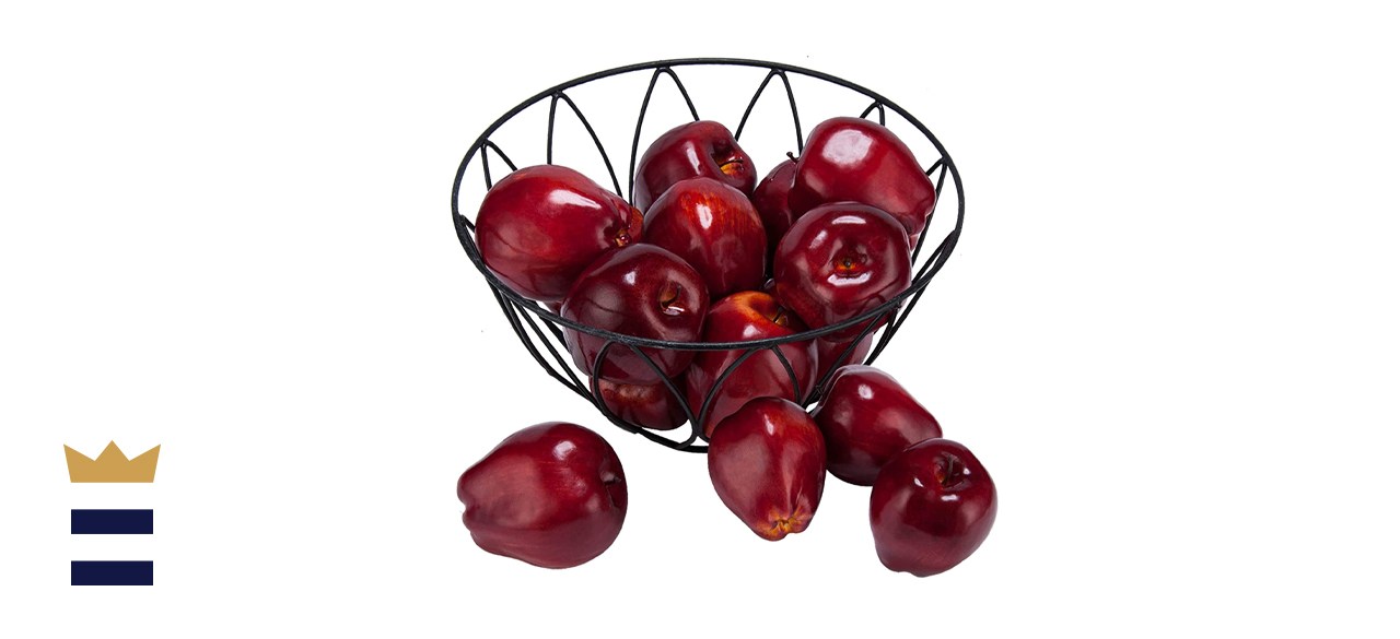 Toopify 16PCS Artificial Red Apples