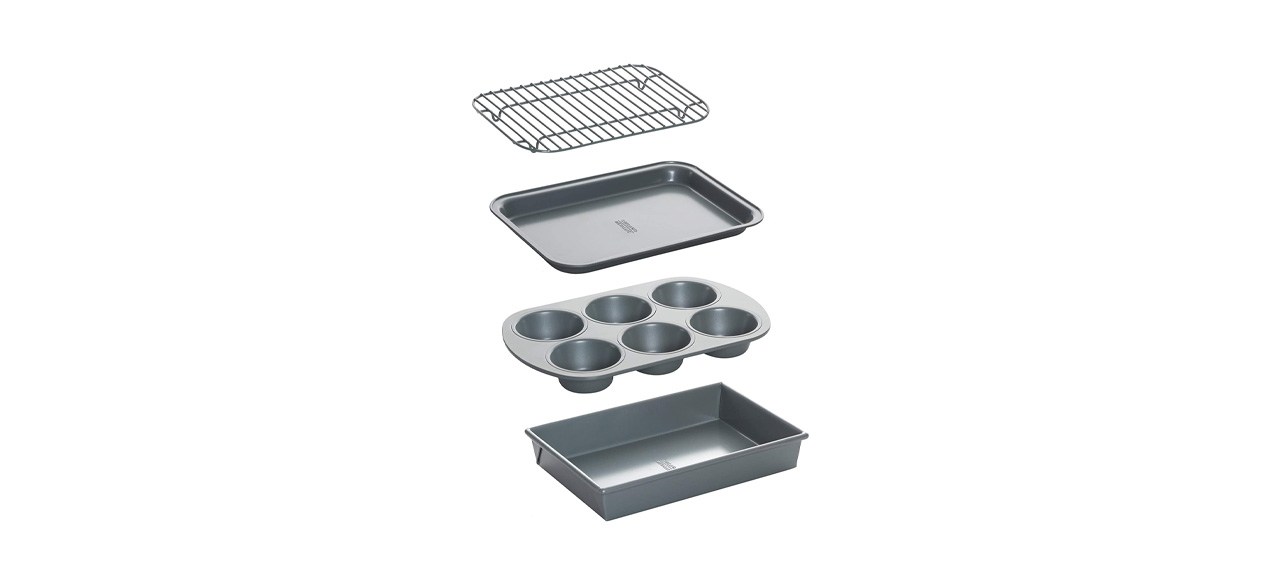 Best Chicago Metallic Nonstick Toaster Oven Bakeware Set