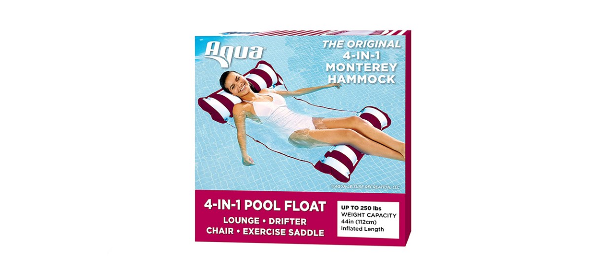 Aqua 4-in-1 Original Monterey Hammock Pool Float