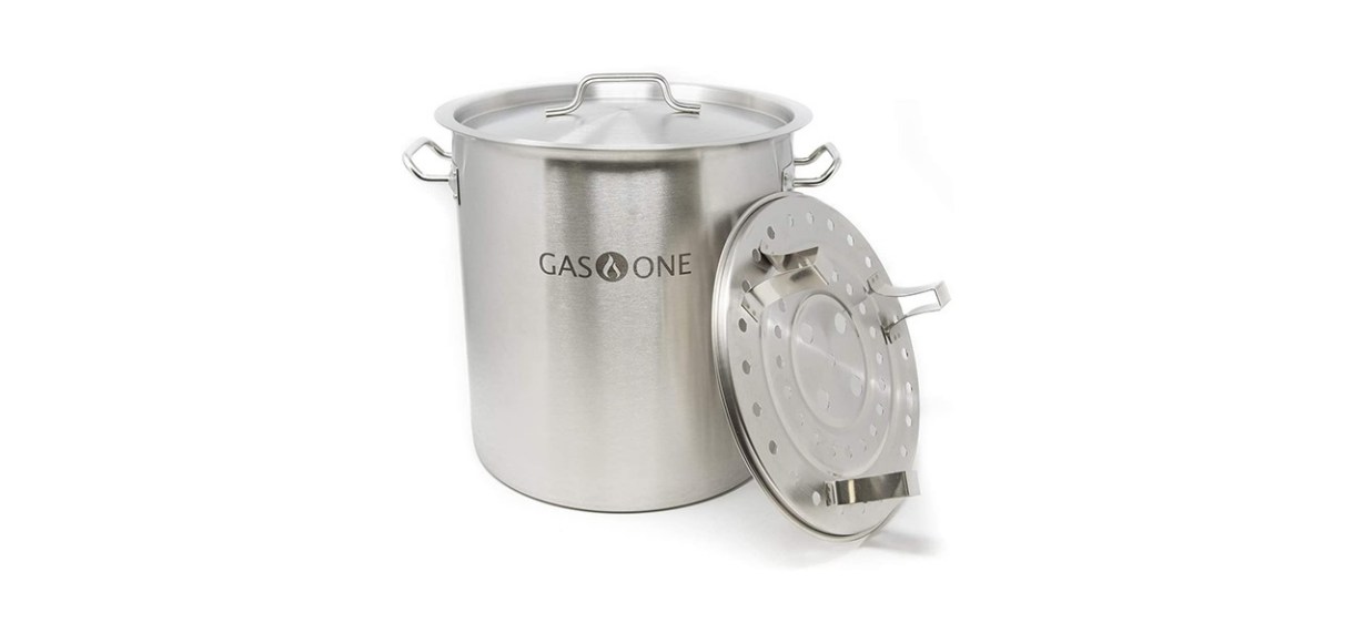 80QT ALUM TAMALE STEAM POT W/LID