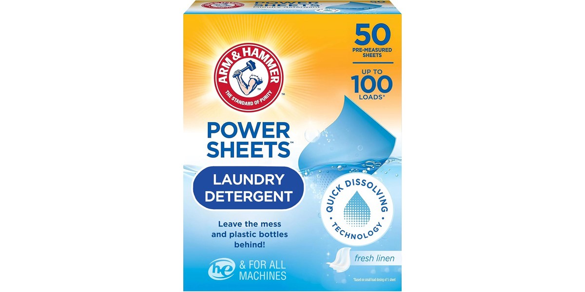 Arm & Hammer Power Sheets Laundry Detergent