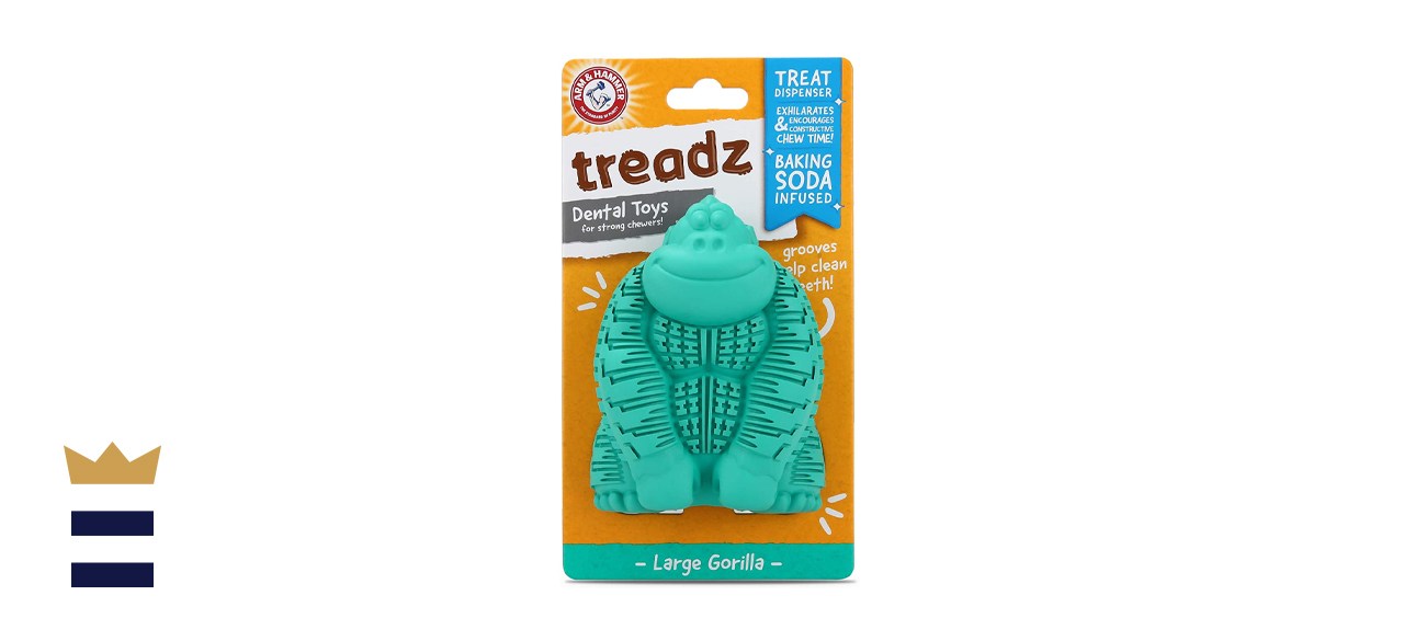 Arm &amp; Hammer Super Treadz Gator &amp; Gorilla Chew Toy