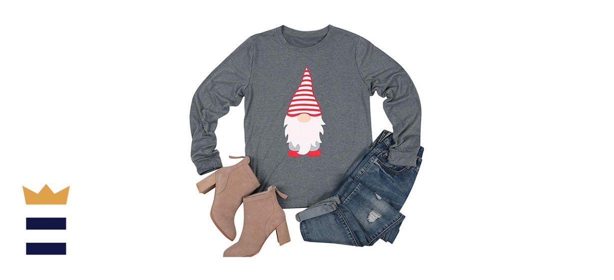 ASTANFY print gnome long sleeve T-shirt ASTANFY print gnome long sleeve T-shirt