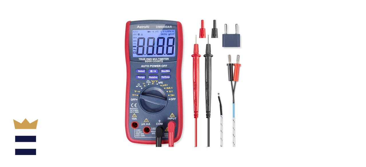 AstroAI Digital Multimeter TRMS 6000 Counts Volt Meter Auto-Ranging Tester