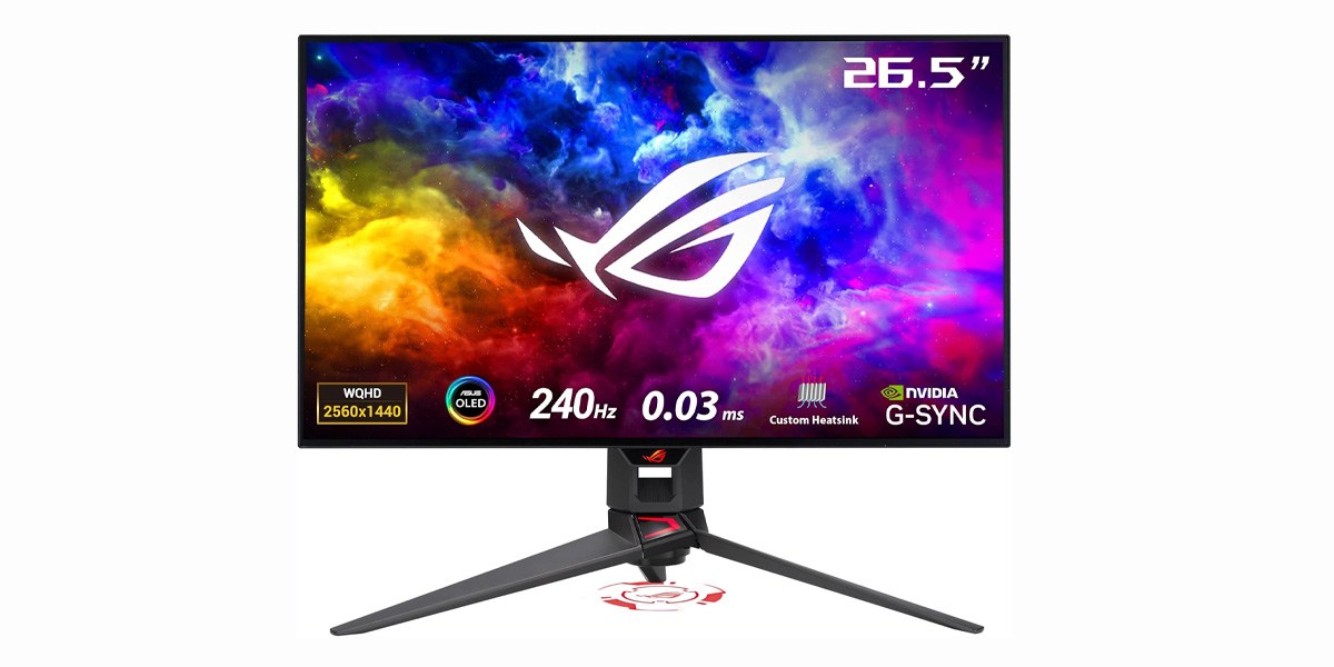 ASUS ROG Swift on white background