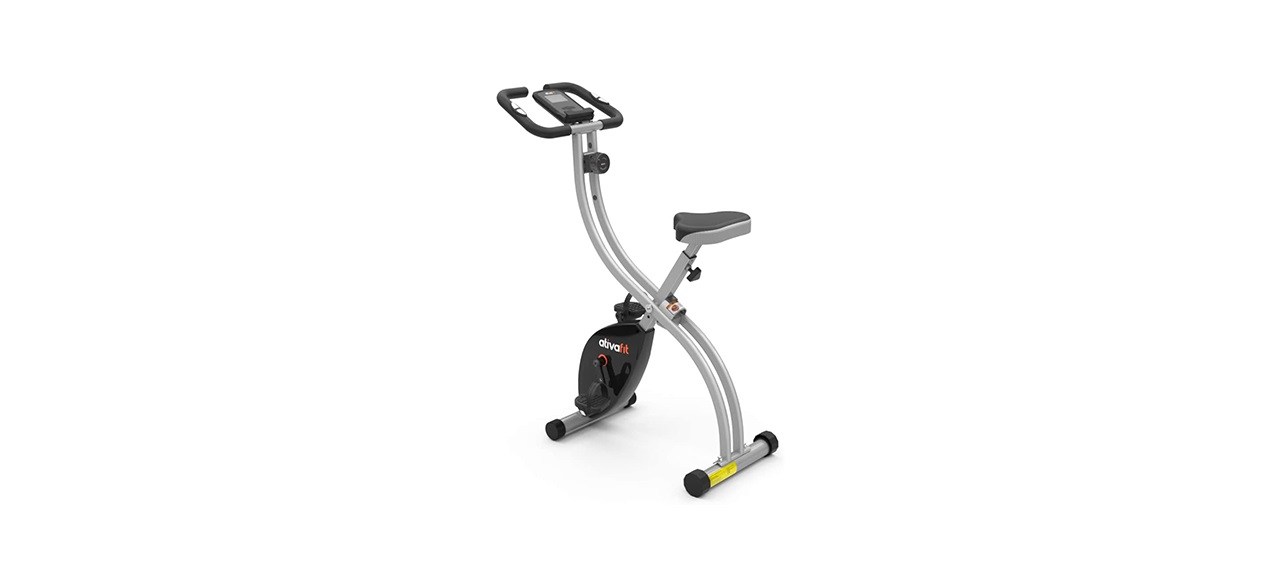 ATIVAFIT Folding Magnetic Upright Exercise Bike