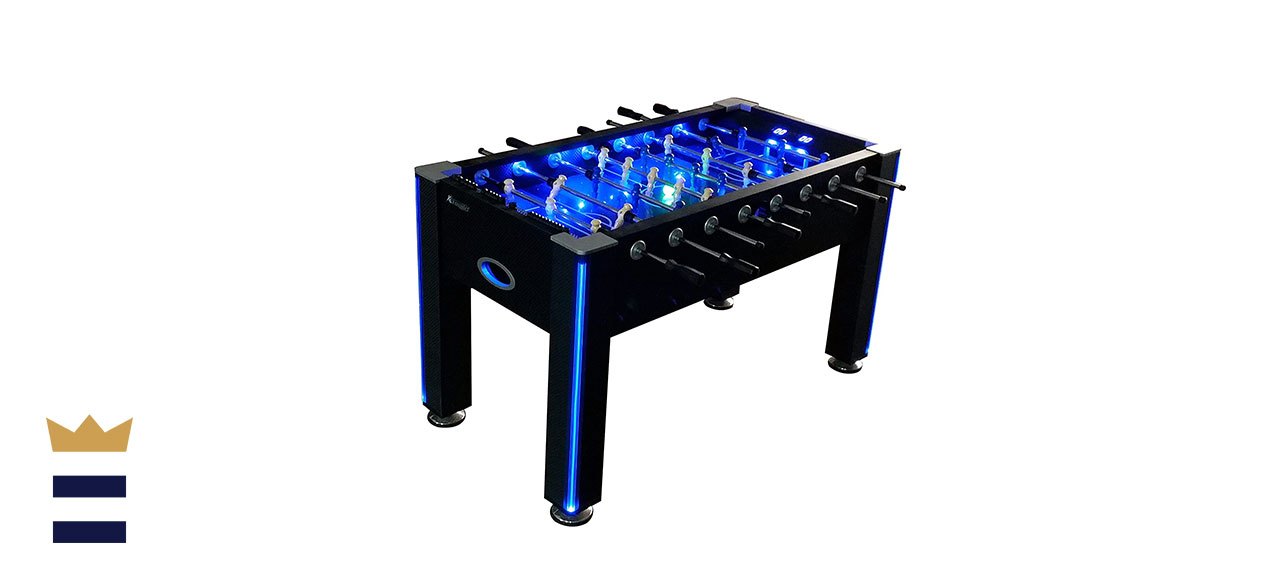 Atomic Azure LED Light Up Foosball Table