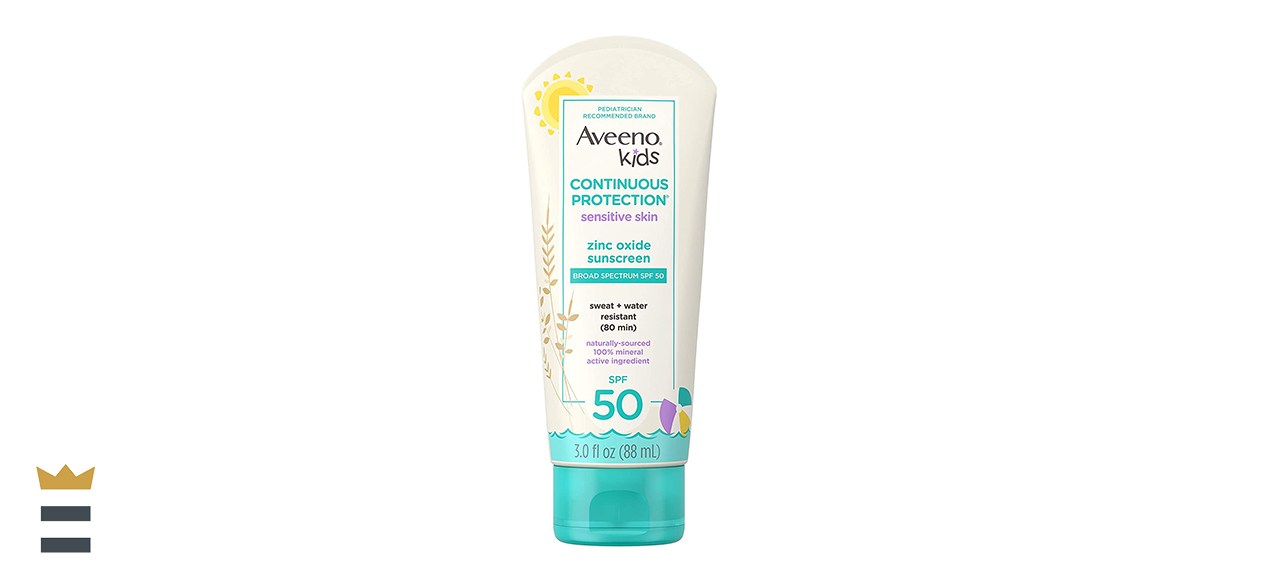 Aveeno Kids Continuous Protection Zinc Oxide Sunscreen SPF 50