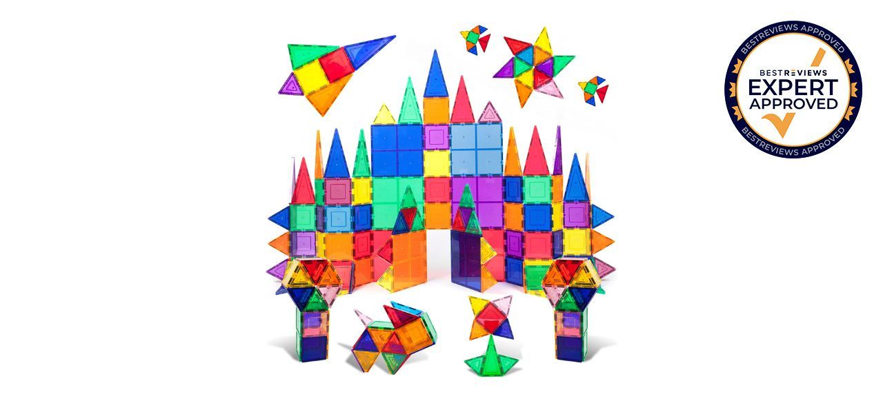 PicassoTiles 100-piece Set Magnet Building Tiles