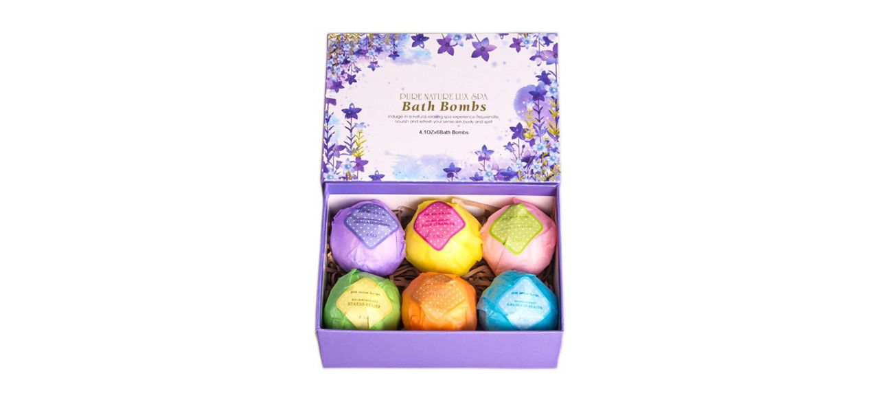 Pure Nature Lux Spa Bath Bombs Gift Set