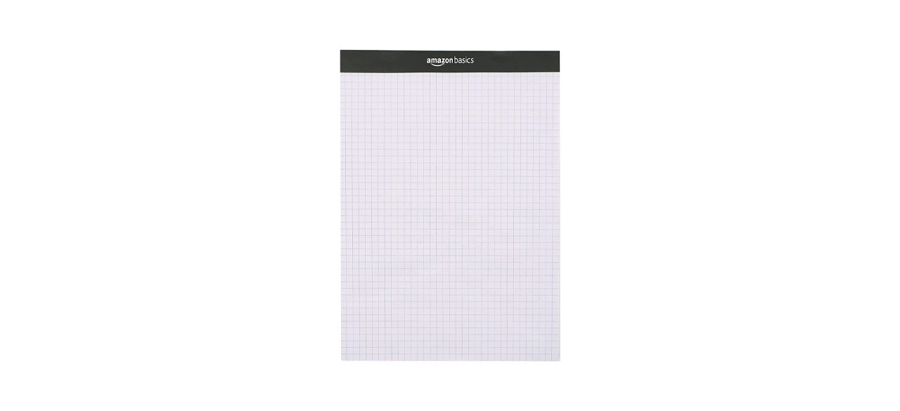 Amazon Basics Quad-Ruled Paper Pad