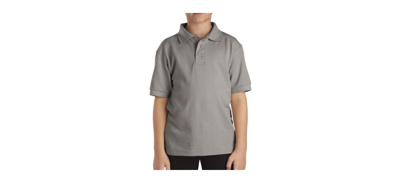 Dickies Boys' Short Sleeve Pique Polo