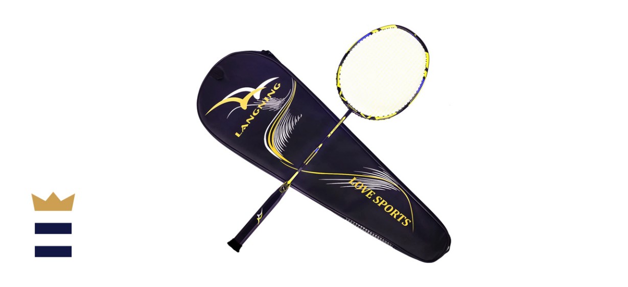 Badminton Racquet Light Racket Set Carbon Fiber 7u - 68g