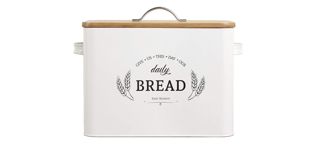 Baie Mason Extra Large White Farmhouse Bread Box