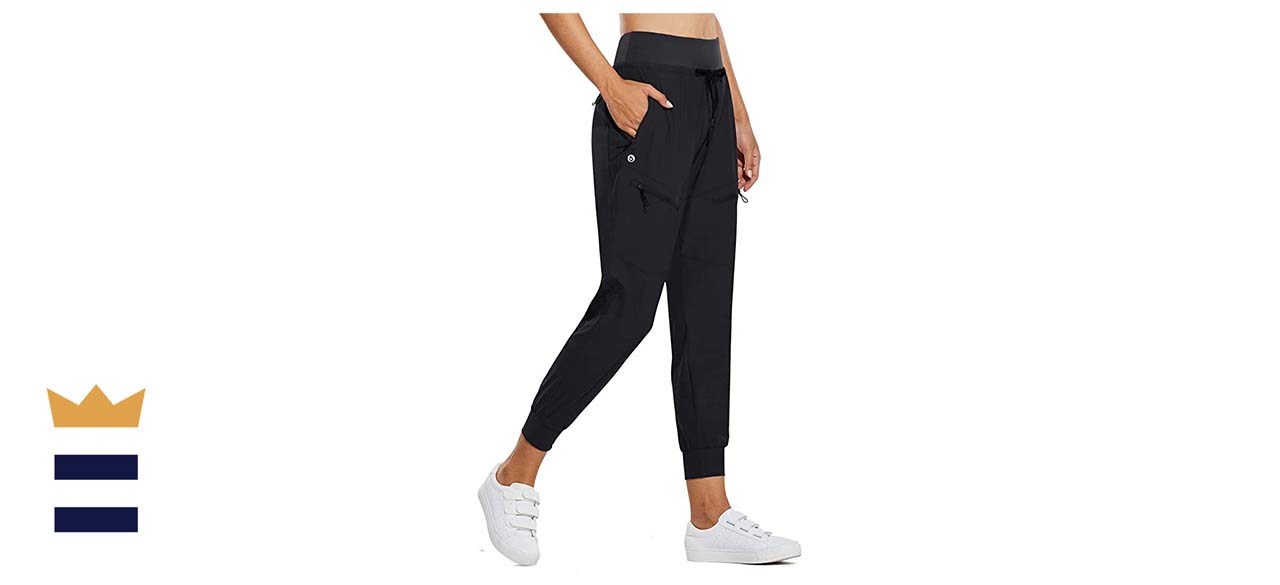 Baleaf Lightweight Jogger Hiking Pants With Zipper Pockets