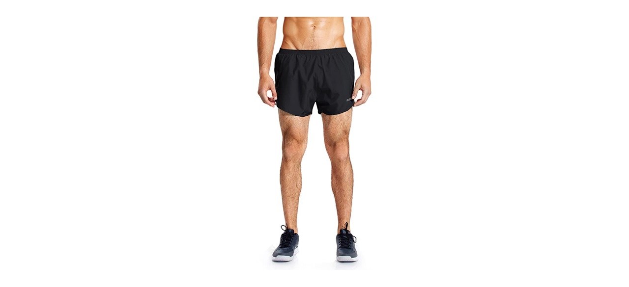 BALEAF Shorts de corrida masculino de 3 polegadas