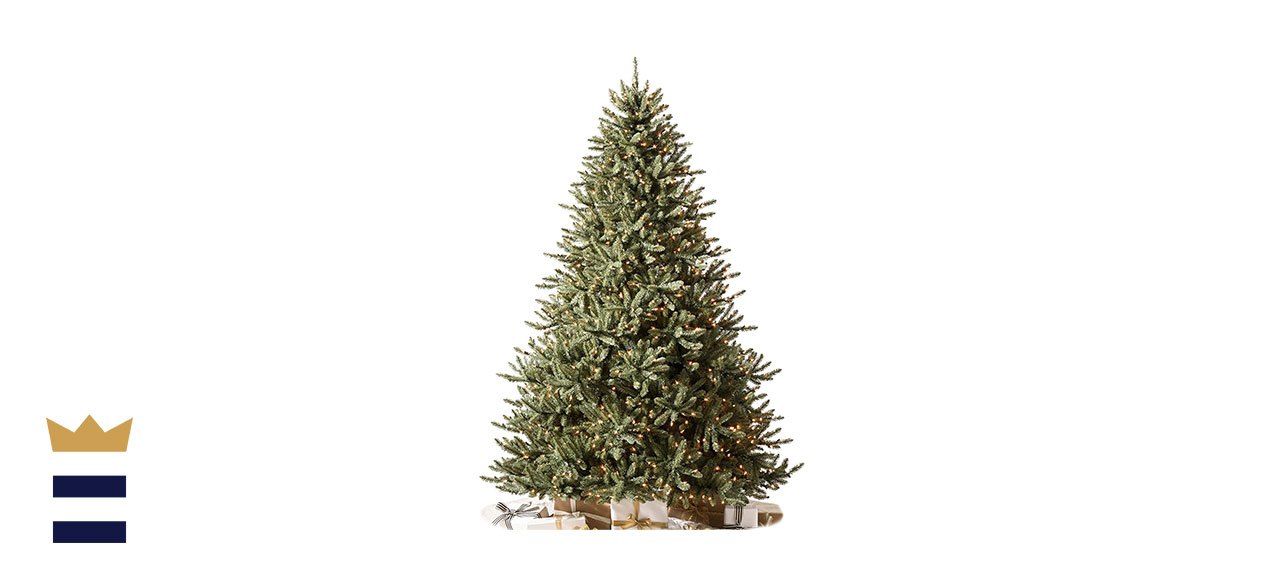 Balsam Hill 6-foot Premium Artificial Classic Blue Spruce Christmas Tree with Clear Lights