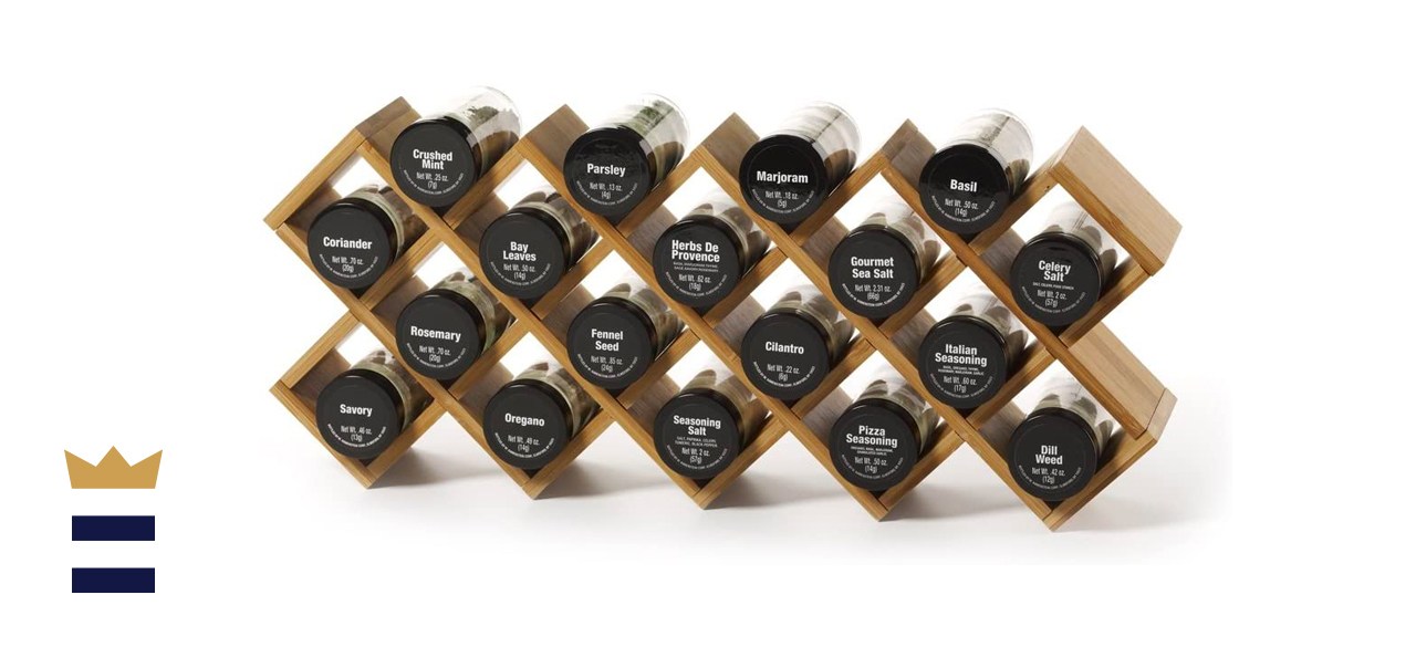 bamboo spice organizer