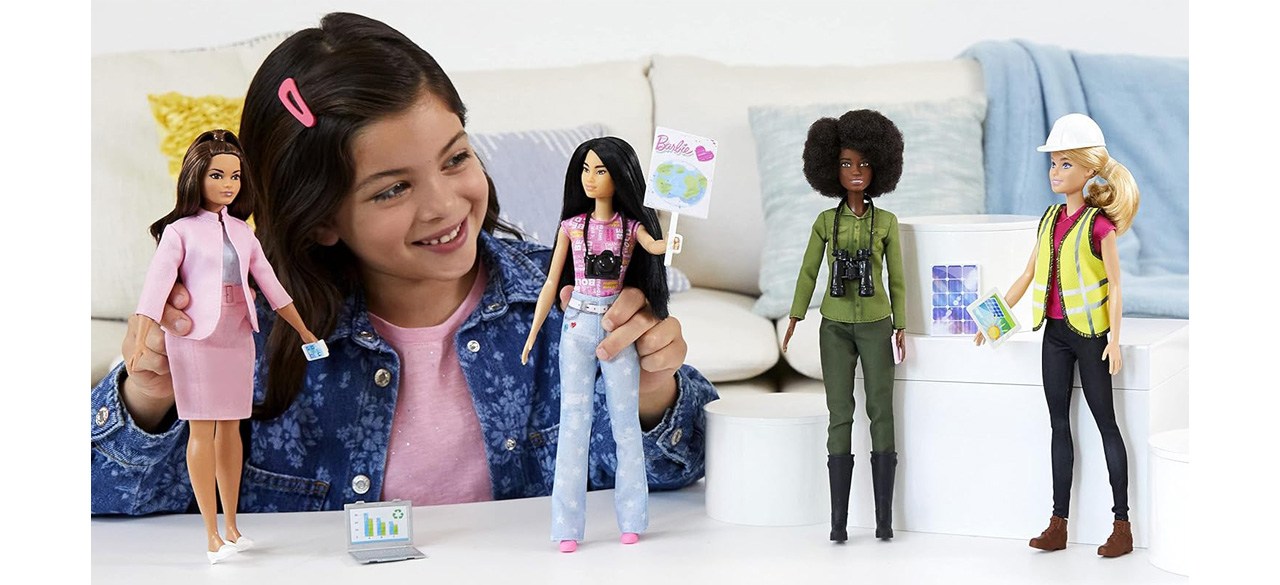 Barbie career dolls unveiled with director, movie star after summer hit