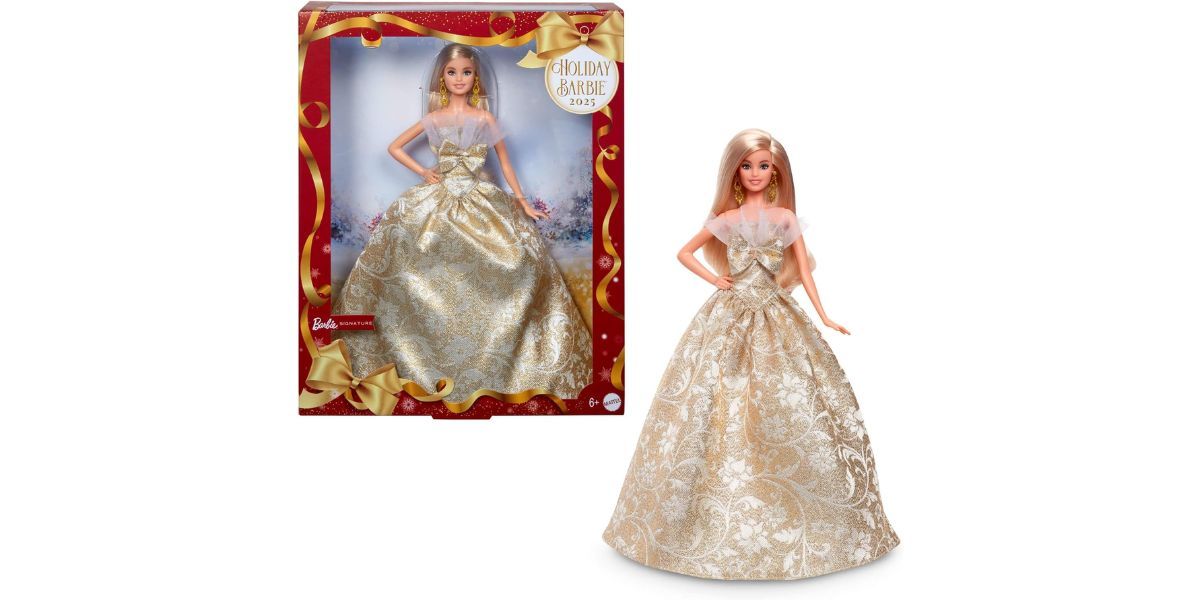 Barbie Signature 2025 Holiday on white background
