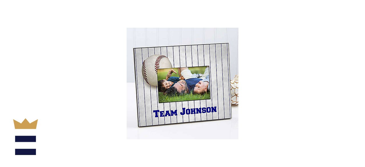 Baseball picture frame