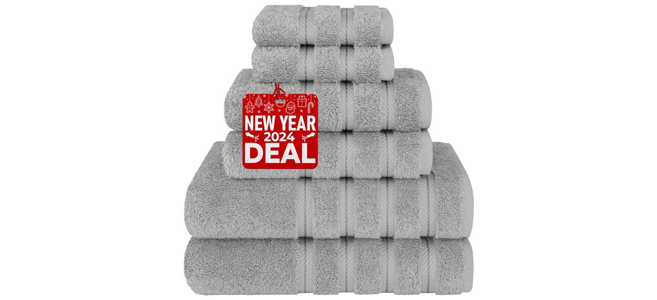 Best American Soft Linen Luxury 6 Piece Towel Set