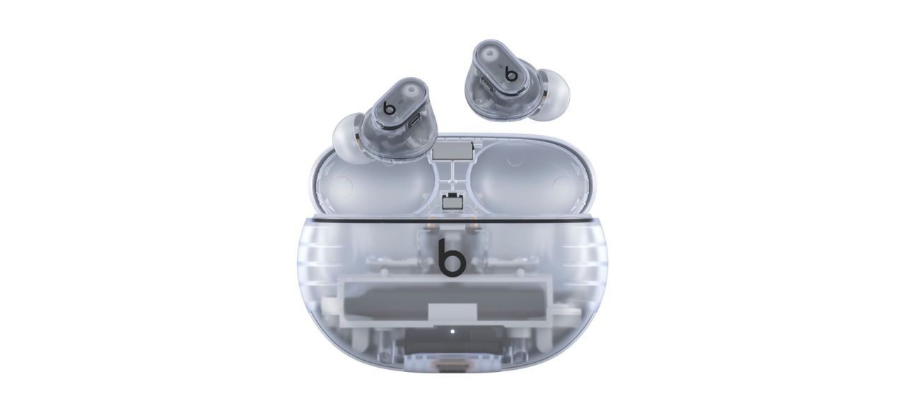 Beats Studio Buds+ Wireless Earbuds in transparent color