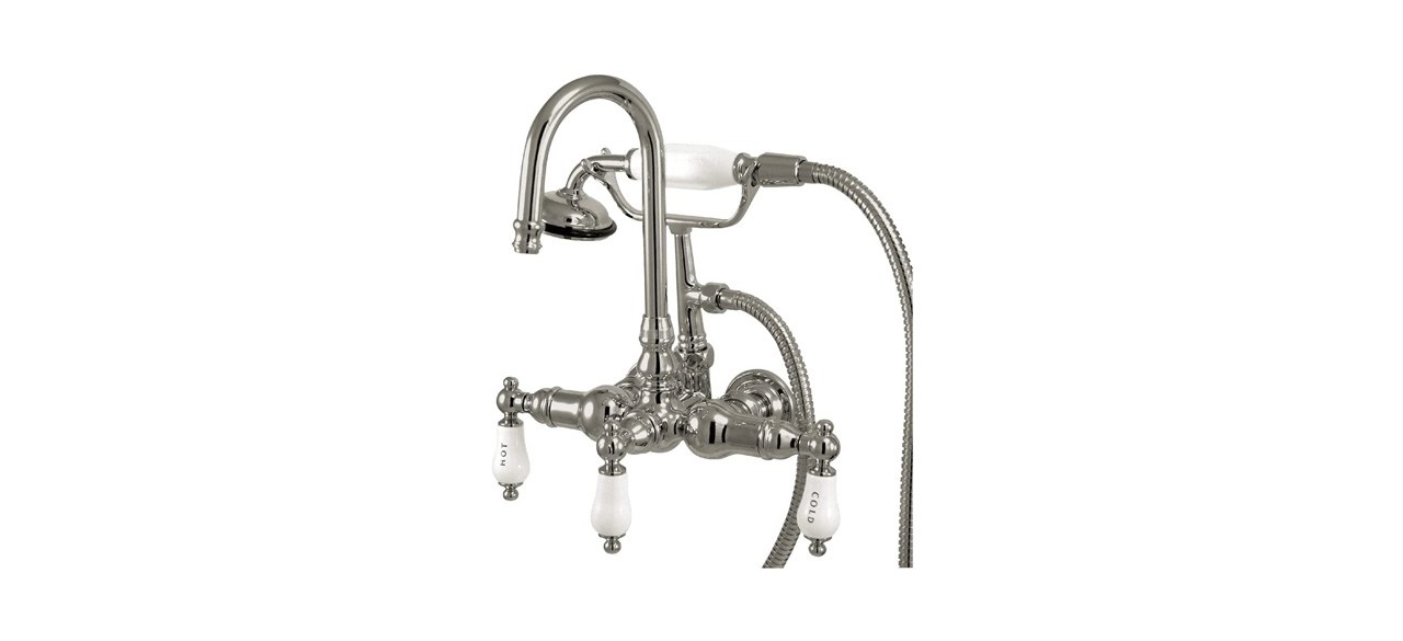Best Kingston Brass Vintage Tub Faucet with Hand Shower