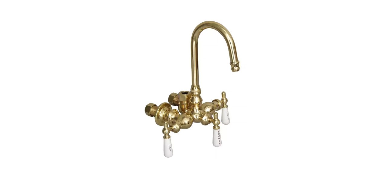 Best Pegasus Three-Handle Clawfoot Tub Faucet