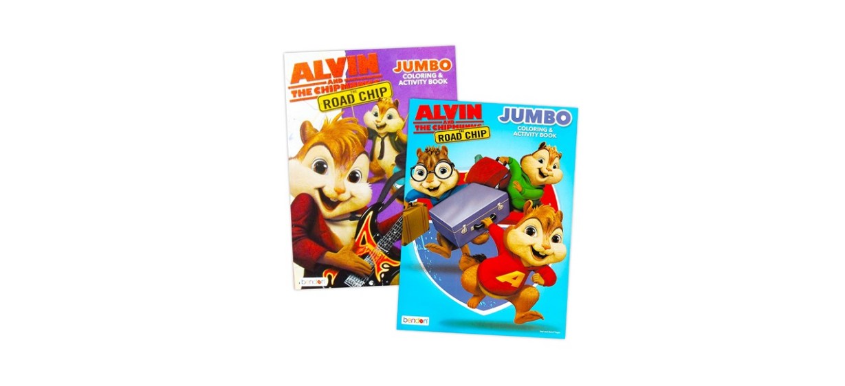 Bendon Publishing Alvin and the Chipmunks Coloring and Activity Book Set