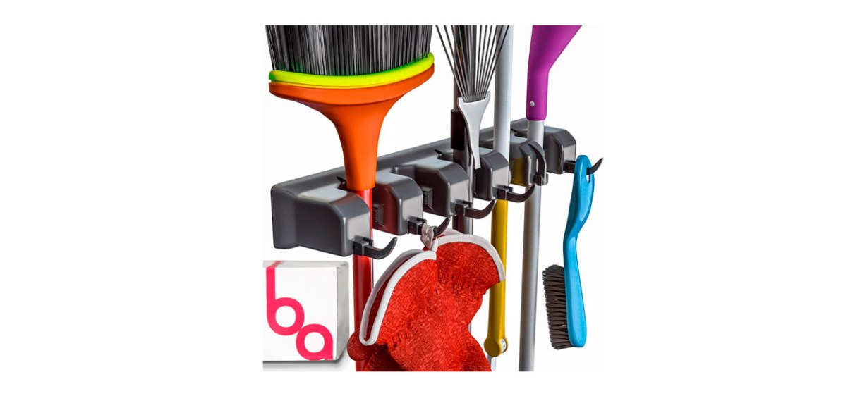 Berry Ave Broom Holder Wall Mount