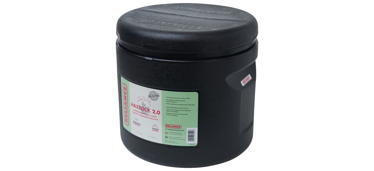 ​​Reliance Products Hassock 2.0 Portable Lightweight Self-Contained Toilet