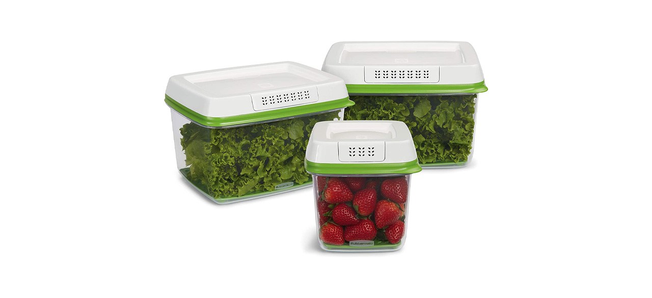 Best Rubbermaid 3-piece produce saver containers