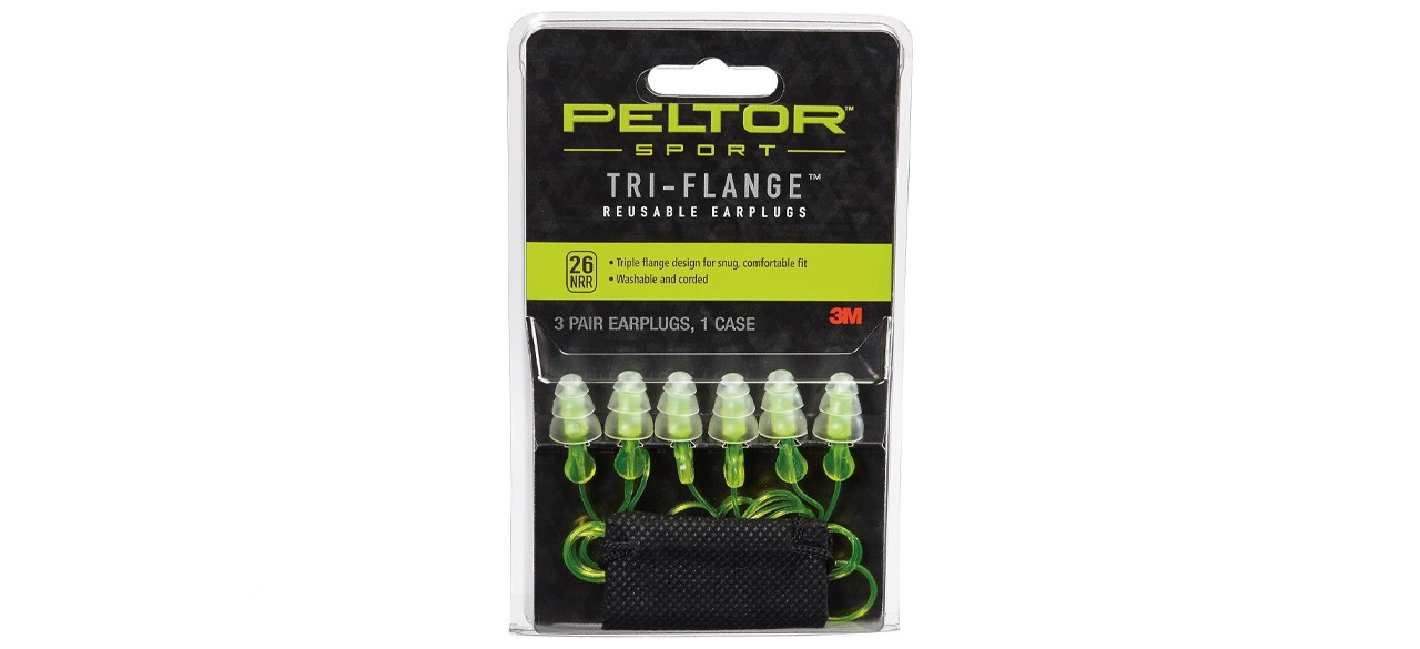 3M’s Peltor Sport Tri-Flange Corded Reusable Earplugs
