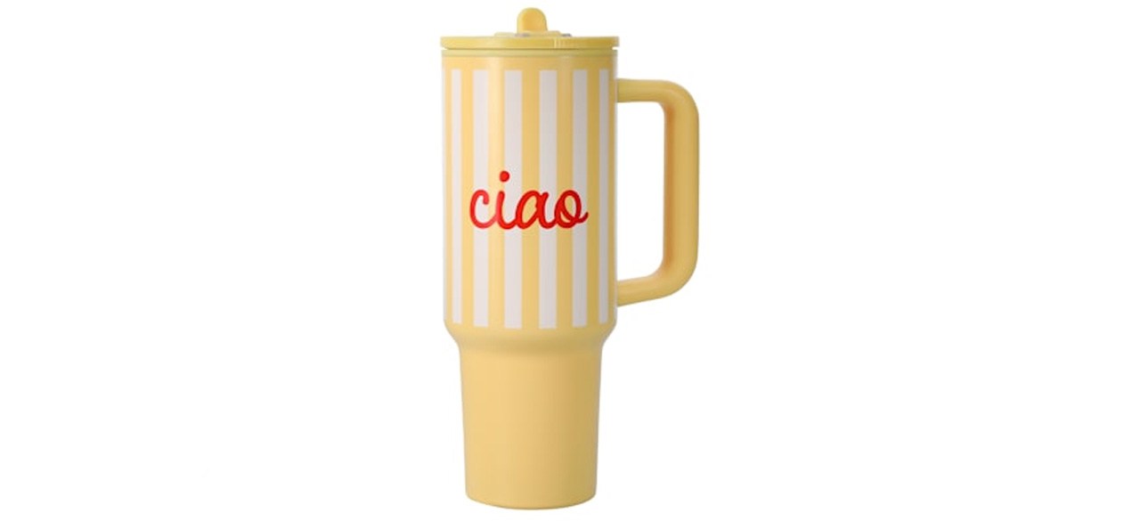 40-ounce Verbiage Hydraquench Tumbler in Yellow