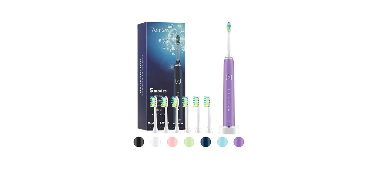 Best 7am2m Sonic Electric Toothbrush