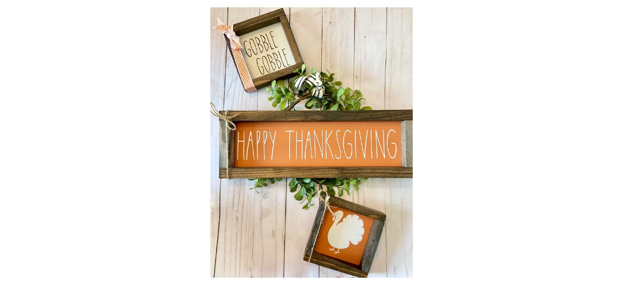 A and H Customs Thanksgiving Farmhouse Decor Signs