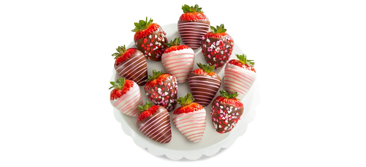 A Gift Inside Chocolate Covered Strawberries