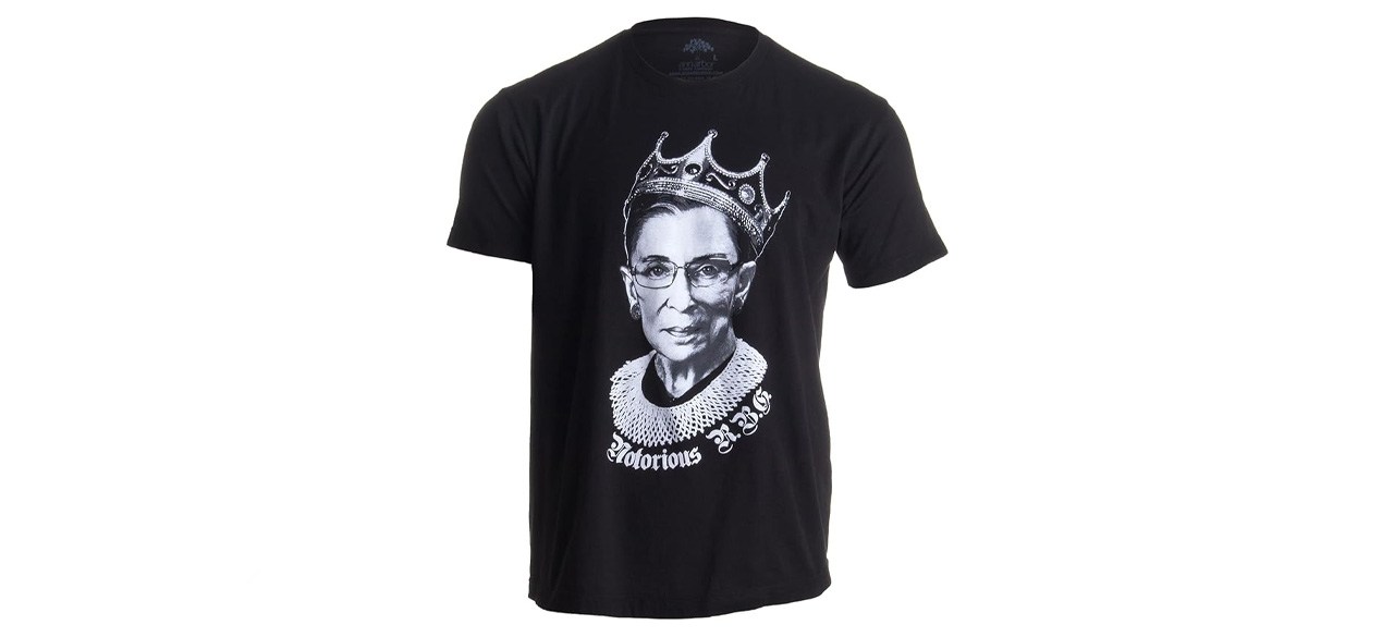 A tee featuring a female trailblazer