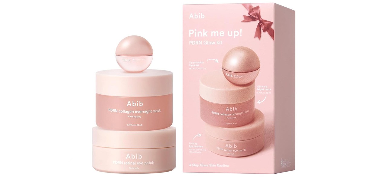 Abib Pink Me UP PDRN 3-step radiance kit
