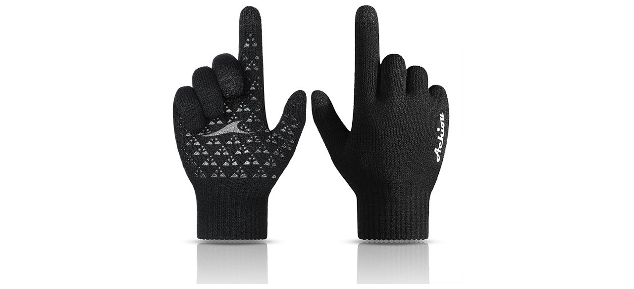 Achiou Winter Knit Touchscreen Gloves