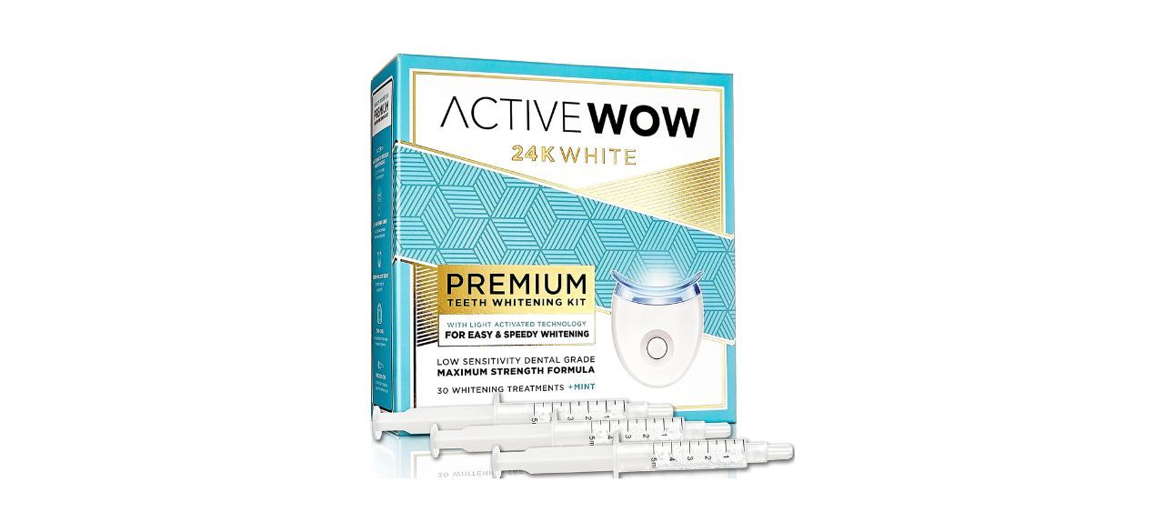 Active Wow Teeth Whitening Premium Kit with LED Light