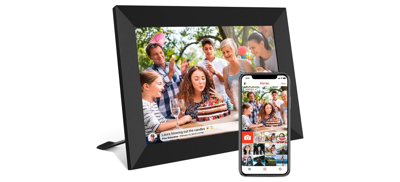 32GB FRAMEO 10.1 Inch Smart WiFi Digital Photo Frame