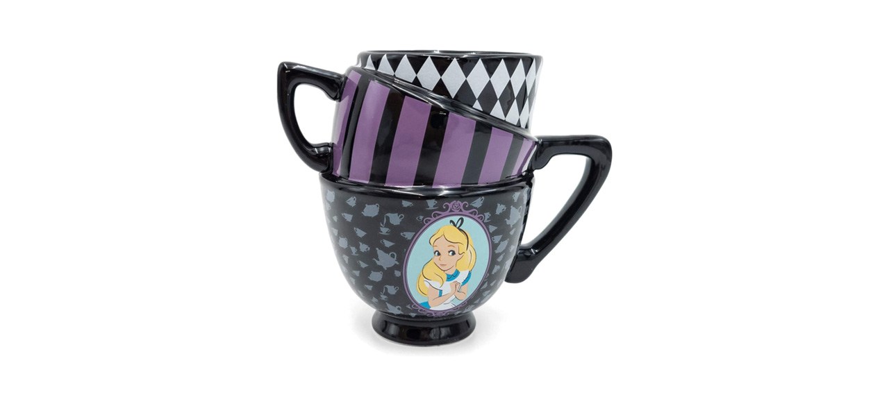 Best Alice in Wonderland Stacked Teacup Sculpted Ceramic Coffee Mug