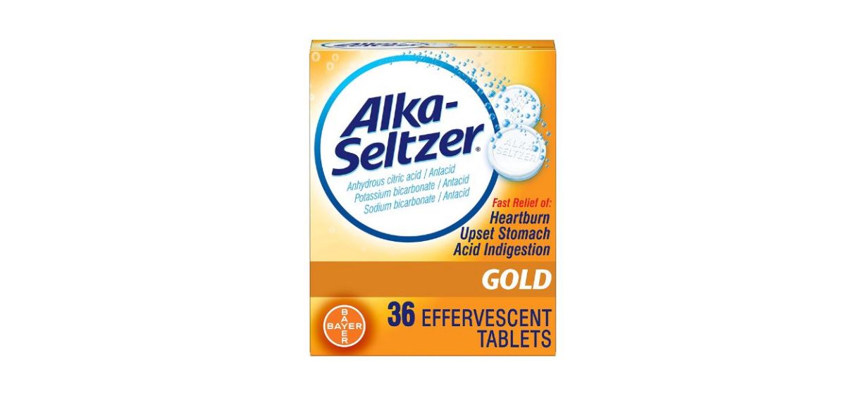 Best Alka-Seltzer Effervescent Gold