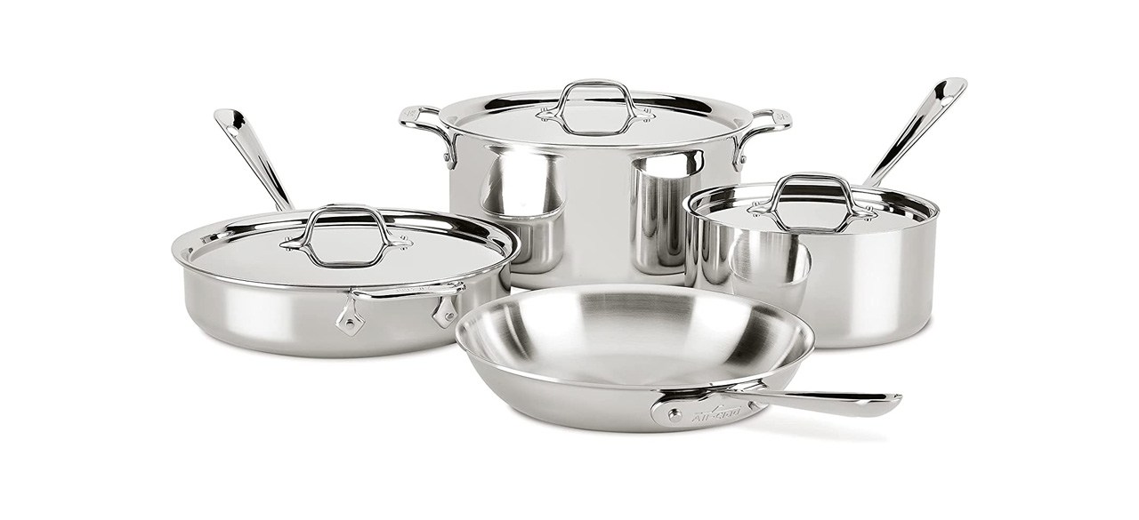 Best All-Clad D3 Stainless Steel Induction Compatible Cookware Set