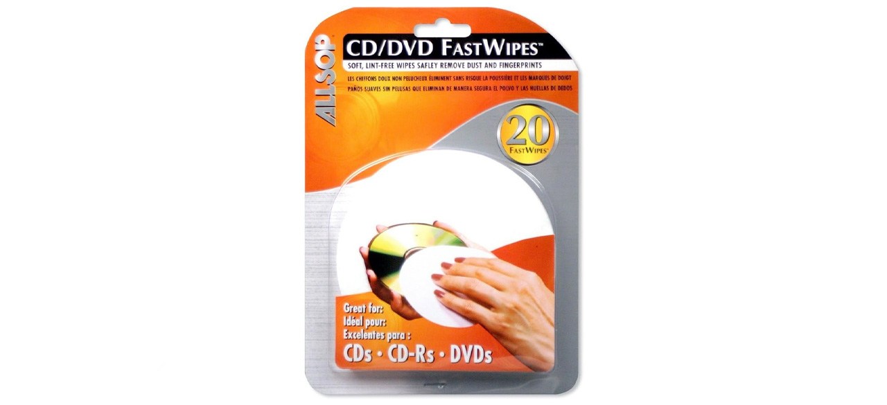 Allsop CD and DVD FastWipes